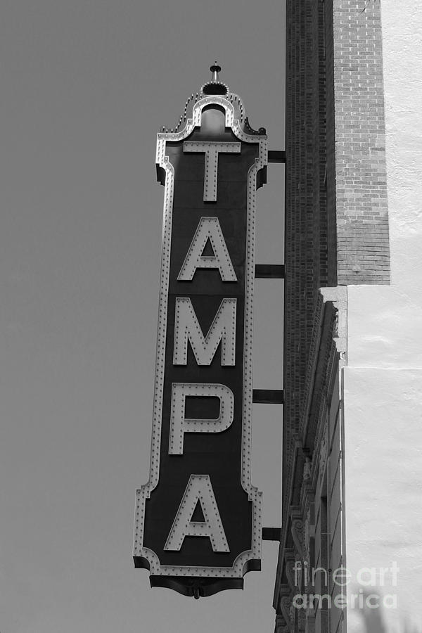Tampa Sign Photograph by Robert Wilder Jr