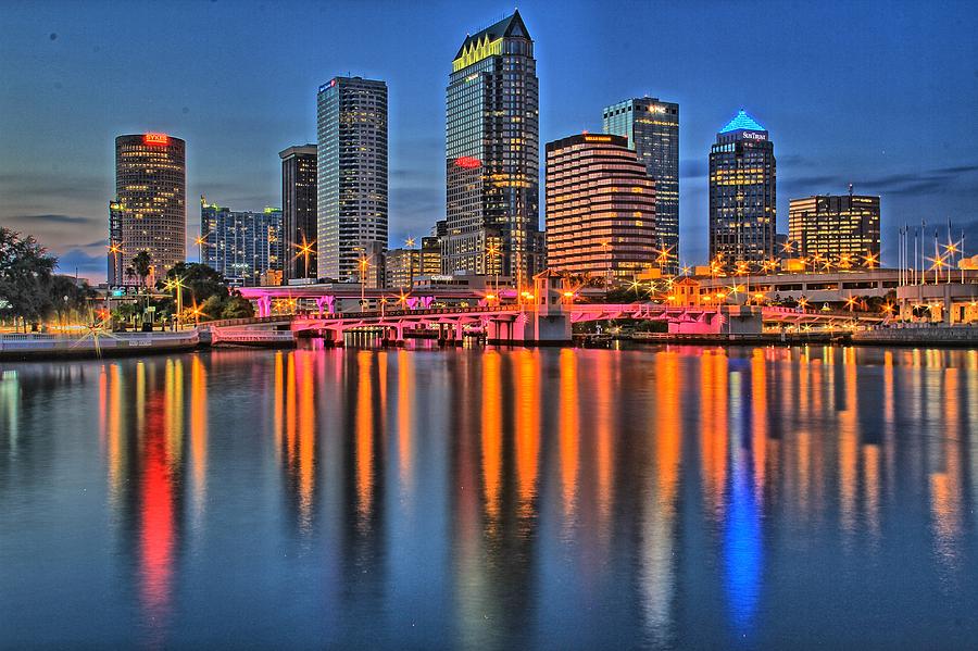Tampa Skyline Photograph by Scott Mahon
