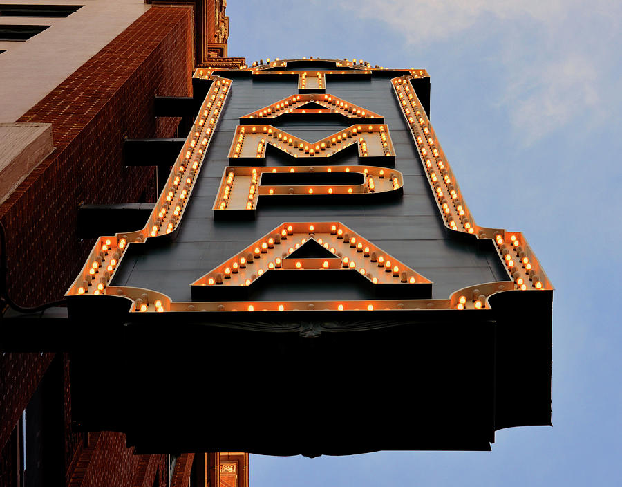 Tampa Theatre sign work 10 Photograph by David Lee Thompson