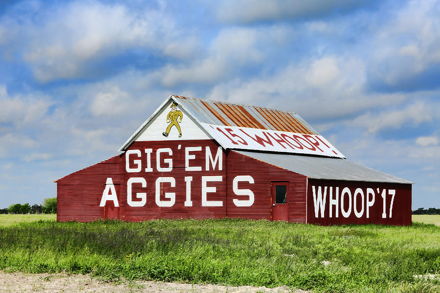 TAMU Aggie Barn Photograph by Stephen Stookey