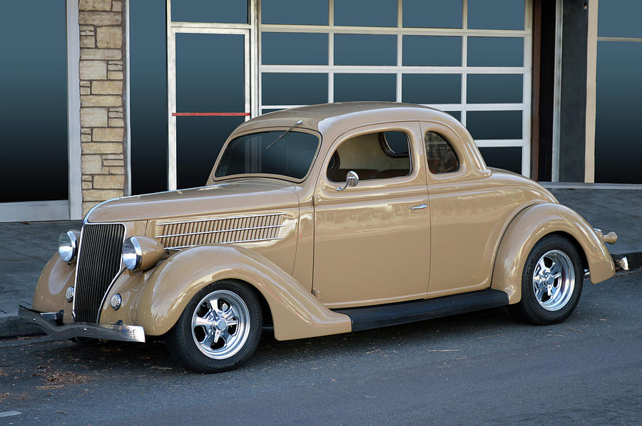 Tan Ford Coupe Photograph by Bill Dutting