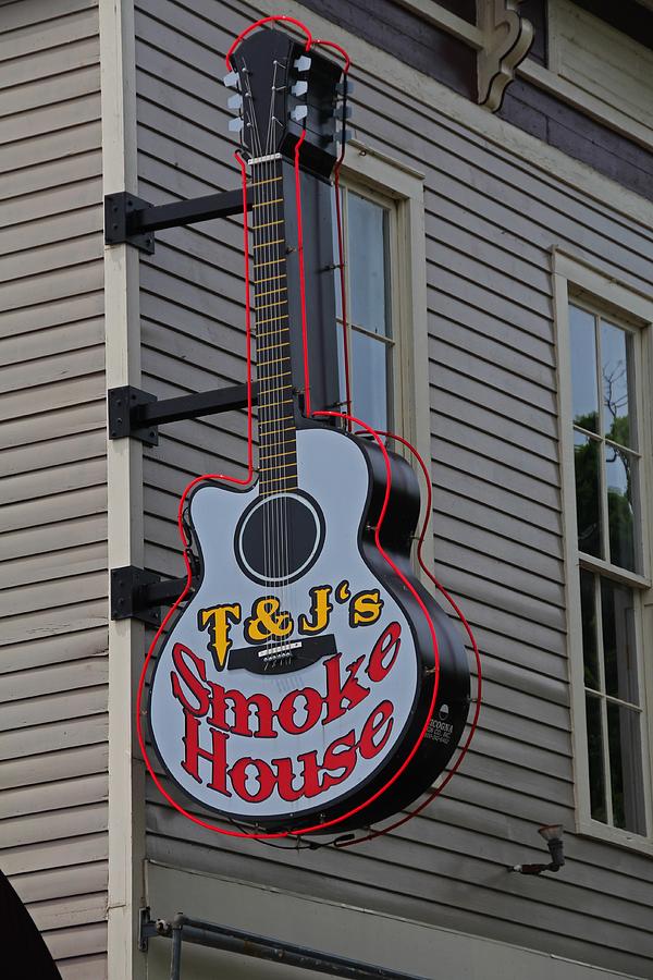 Tand Js Smokehouse Guitar Photograph by Michiale Schneider