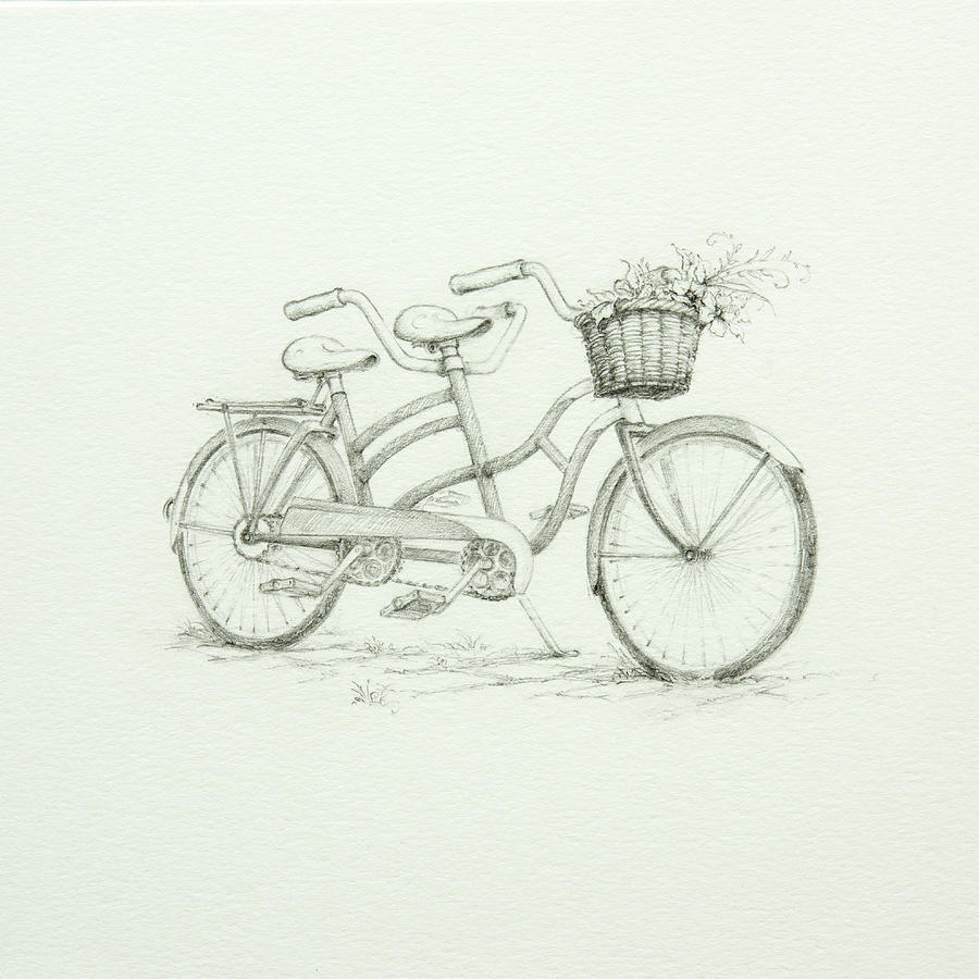 Tandem Drawing by Lynn Bywaters