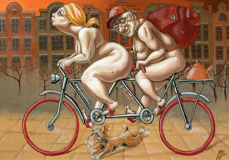 Tandem Painting by Victor Molev
