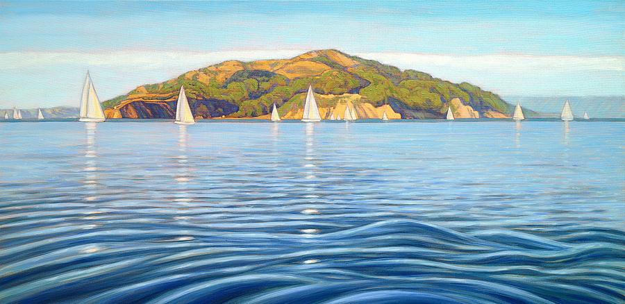 Taneyhill Angel Island Painting by Tom Taneyhill