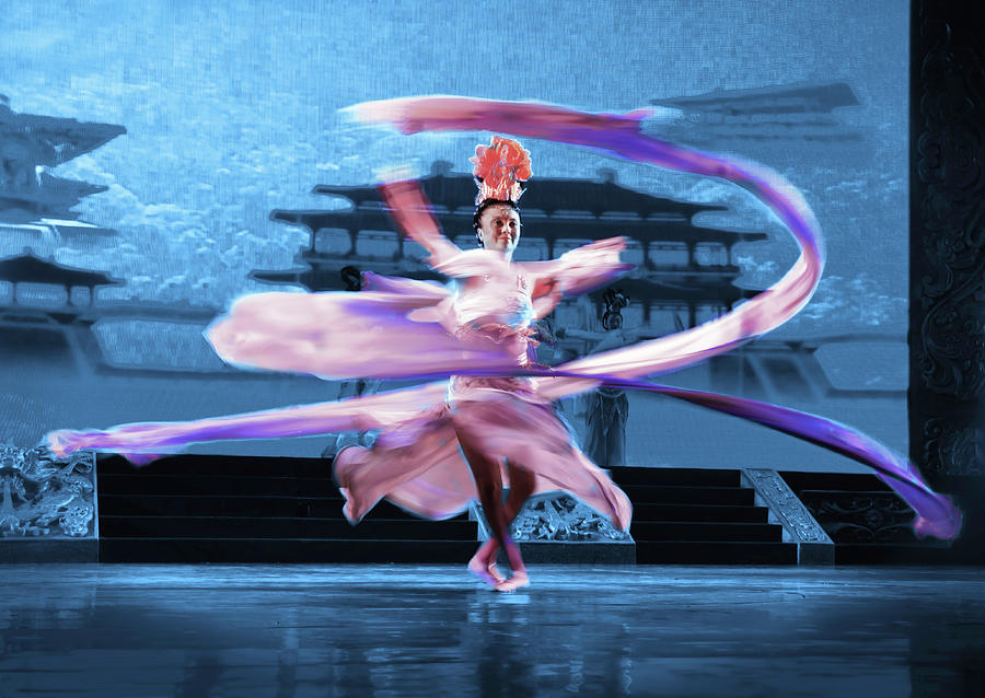 Tang Dynasty Show Ribbon Dance Photograph by Alan Toepfer