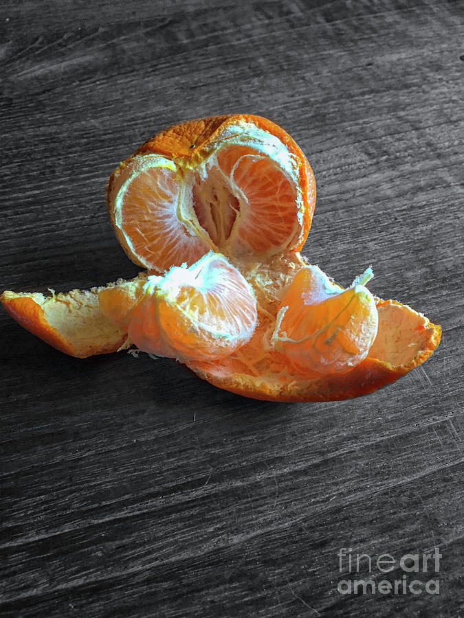 Black And White Photograph - Tangerine by Patricia Hofmeester