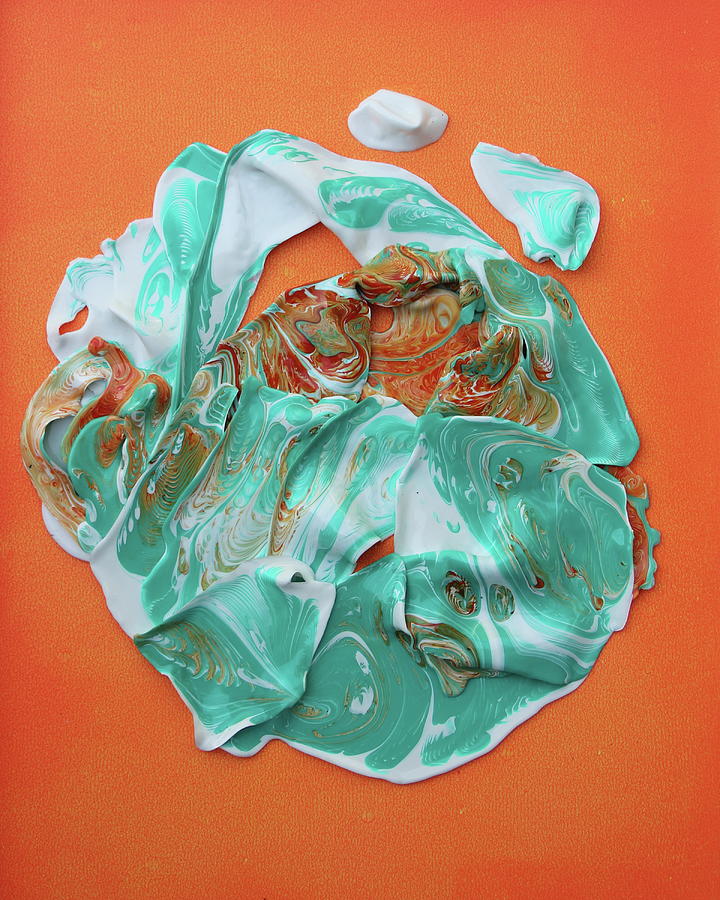 Tangerine Singularity Painting by Madeleine Arnett