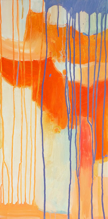 Abstract Painting - Tangerine by Stacy Vosberg