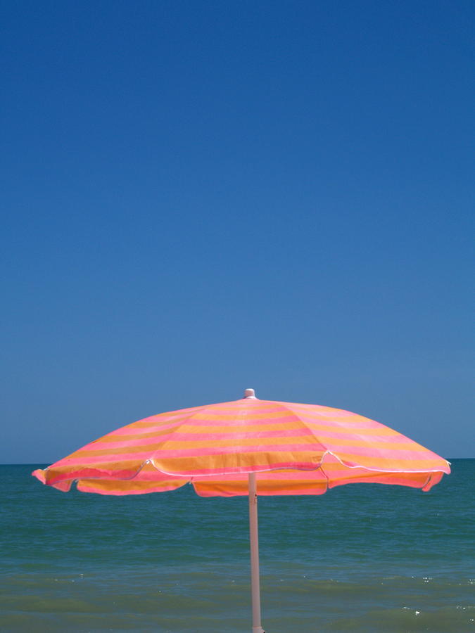 Umbrella Photograph - Tangerine Tan by Richard Mansfield