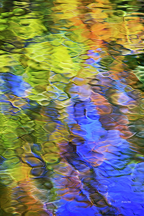 Water Mosaic Abstract Art Photograph by Christina Rollo