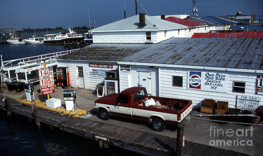 Tangier Seafood Photograph by Skip Willits