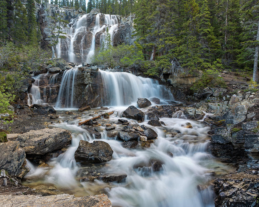 Tangle Falls middle Photograph by Robert L Moffat - Fine Art America