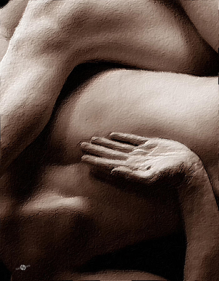 Tangled Bodies Intimate Anonymity 2 Painting by Tony Rubino