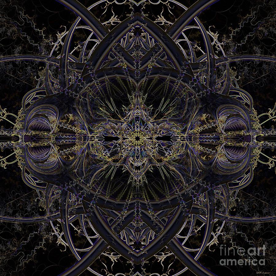 Tangled Celtic Knots / Glowing Edges Digital Art by Elizabeth McTaggart