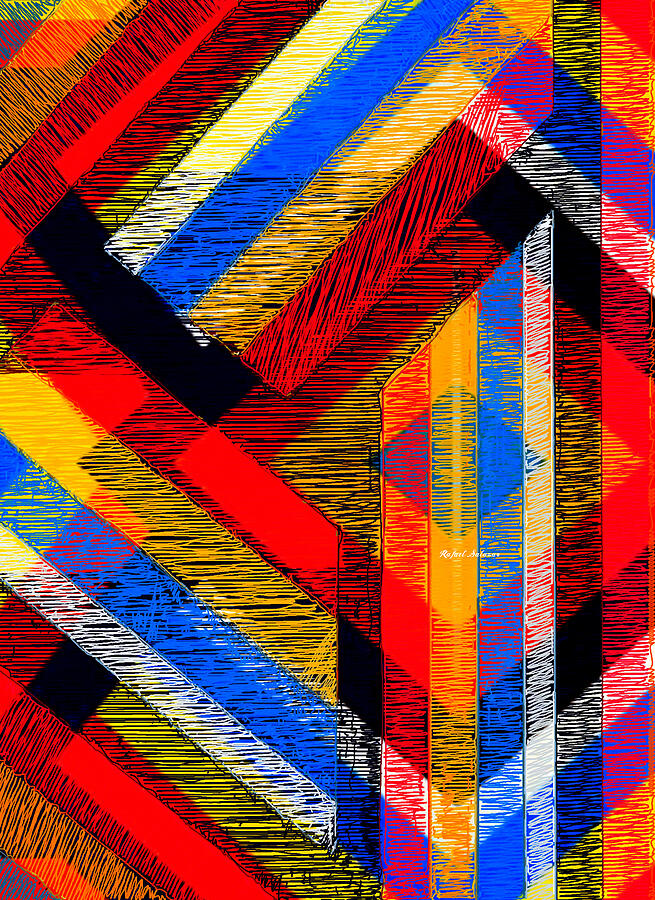 Tangled Maze Digital Art by Rafael Salazar