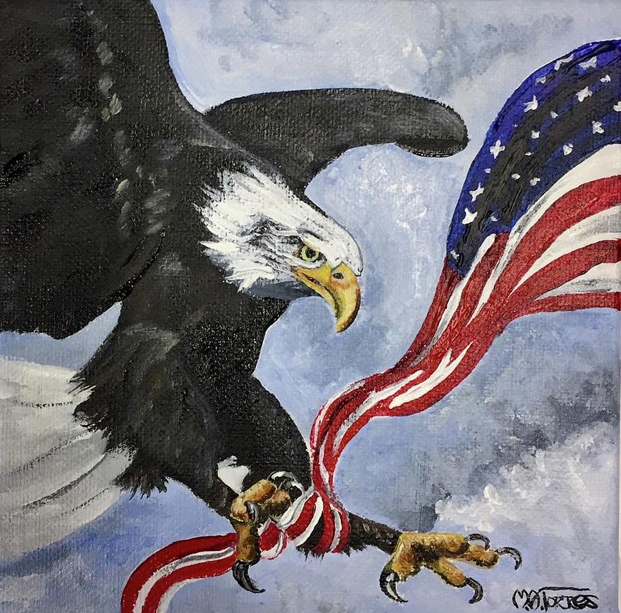 Tangled up in Freedom Painting by Melissa Torres