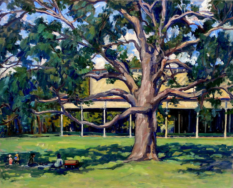 Tanglewood Before the Concert Painting by Thor Wickstrom
