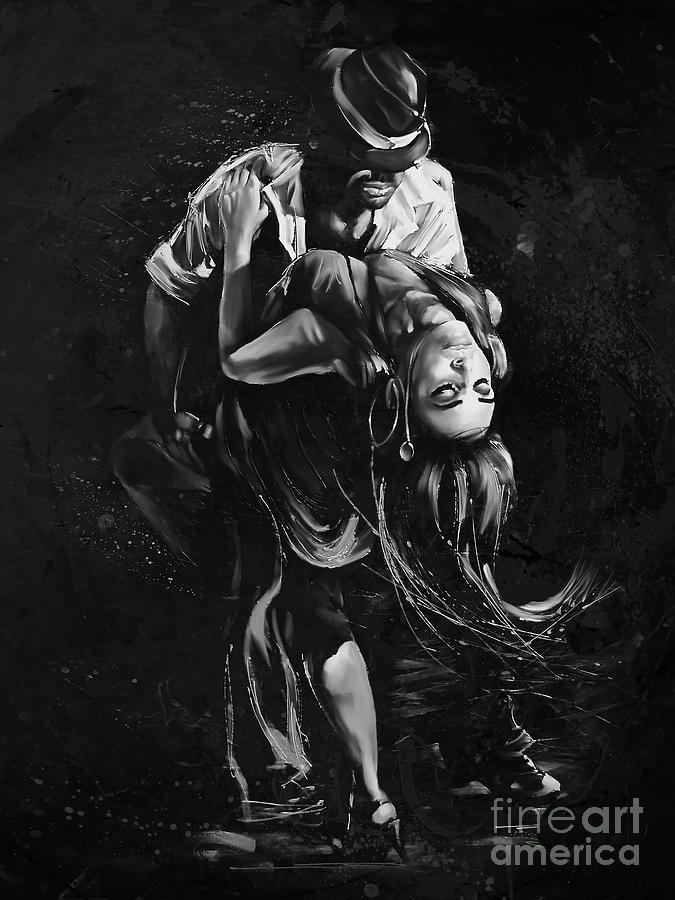 Tango Couple 98i Painting by Gull G