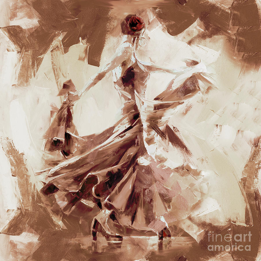 Jazz Painting - Tango Dance 9910J by Gull G