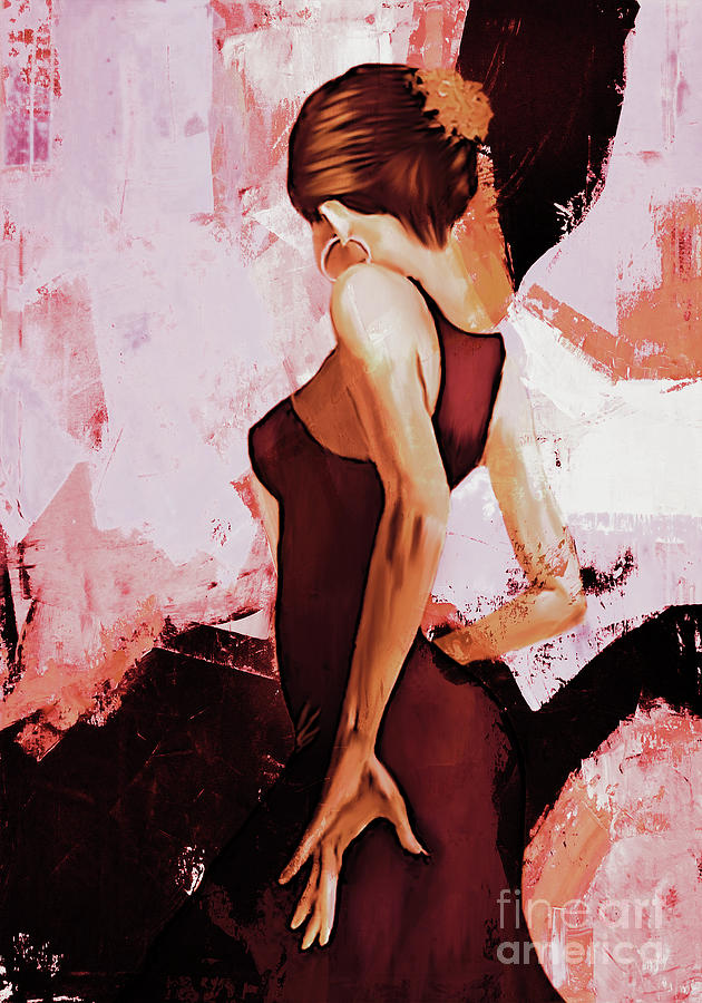 Tango Dance Pose   Painting by Gull G