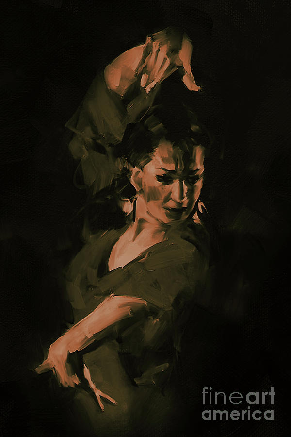 Tango Dance Style 01 Painting by Gull G