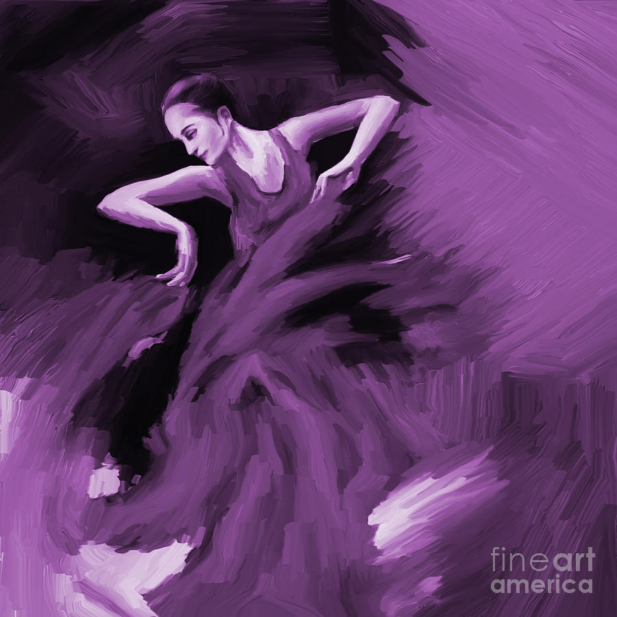 Tango Dancer 01 Painting by Gull G