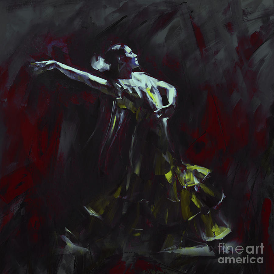 Tango Dancer 03 Painting by Gull G