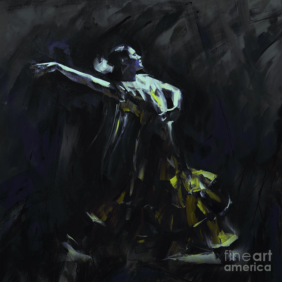 Tango Dancer 04 Painting by Gull G