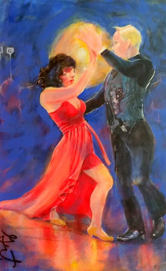 Tango Painting by Gertrude Palmer