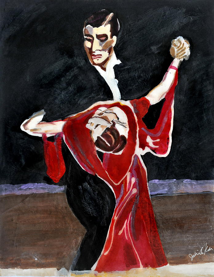 Tango Painting by Julie Komenda