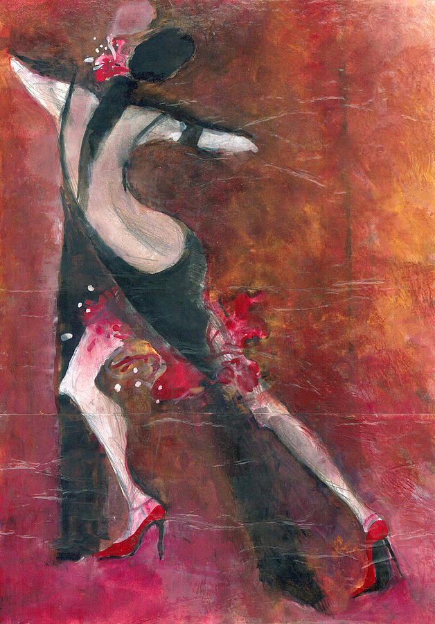 Tango Painting by Maya Manolova