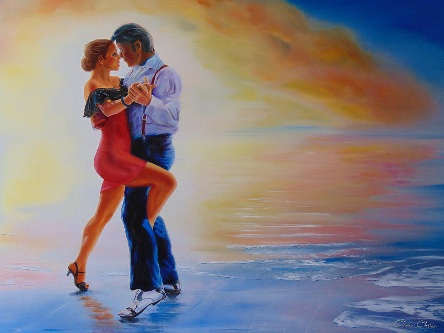 Вальс партнеры. Танго Кристофер Кларк. Кристофер Кларк картины танго. Картина танцы. Танго на берегу моря.