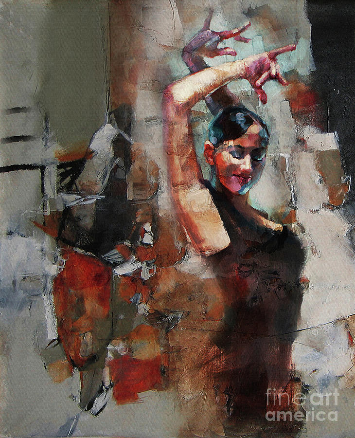 Tango Pose 45t Painting by Gull G