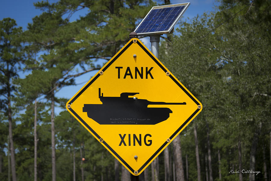 Tank Xing Ft Stewart Georgia Photograph by Reid Callaway