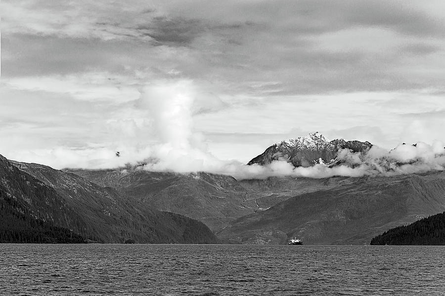 Tanker Leaving Valdez Photograph by Peter J Sucy