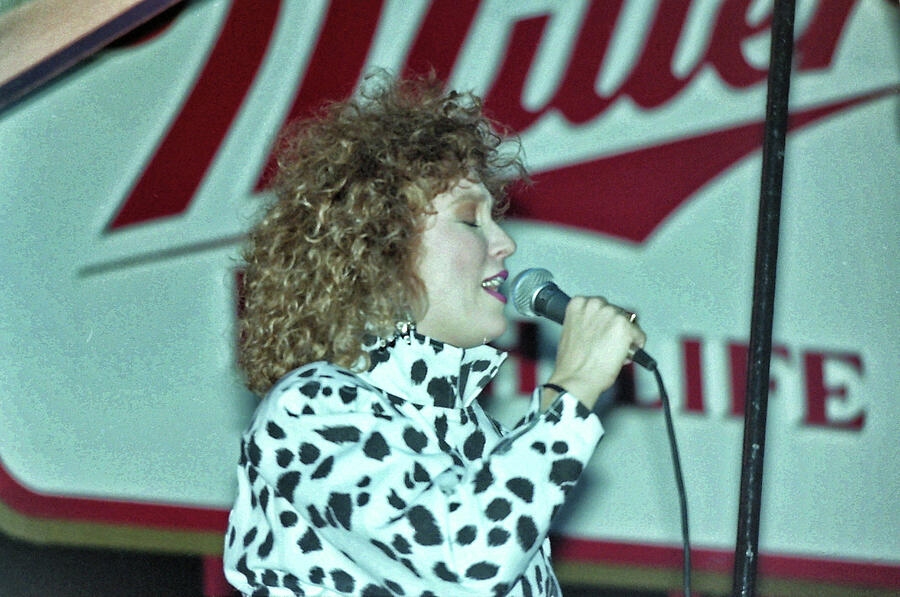 Tanya on Miller High Life Stage Photograph by Mike Martin