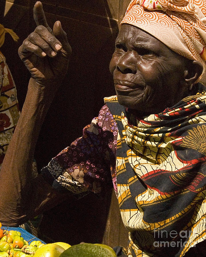 Tanzanian Woman Photograph by Robert Suggs