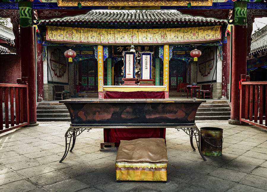 Taoist Yuquan Temple Tianshui Gansu China Photograph by Adam Rainoff