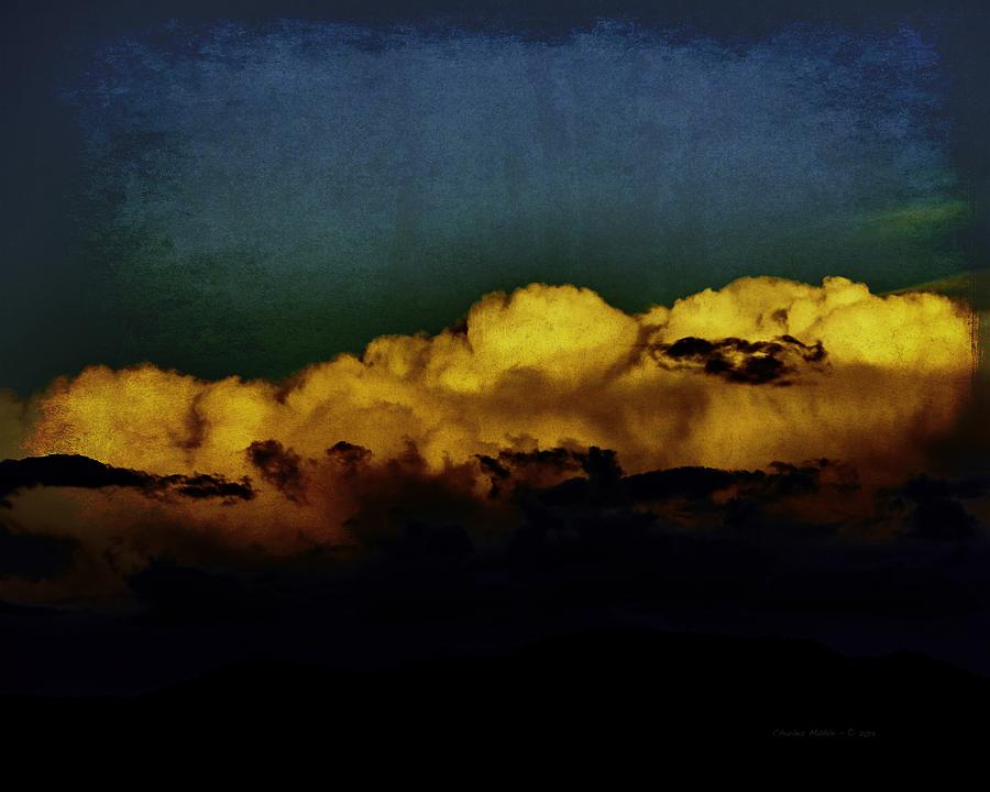 Taos Clouds Mixed Media by Charles Muhle