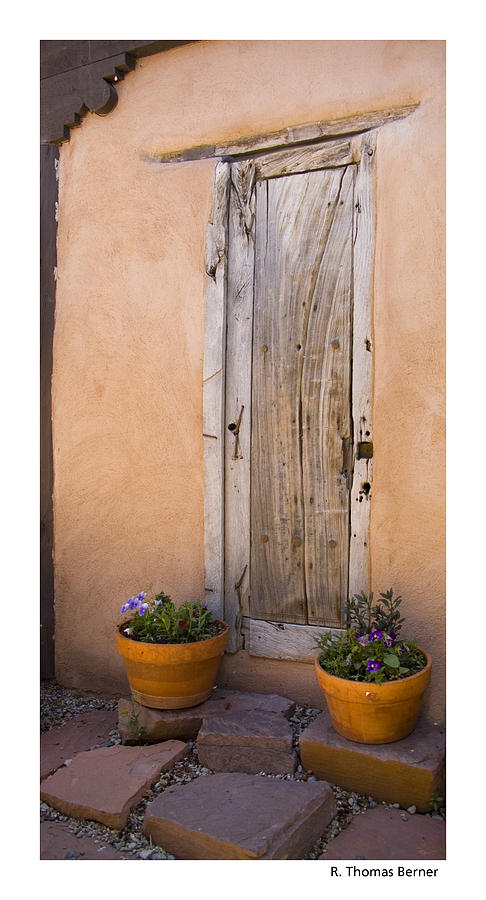 Taos Door Photograph by R Thomas Berner