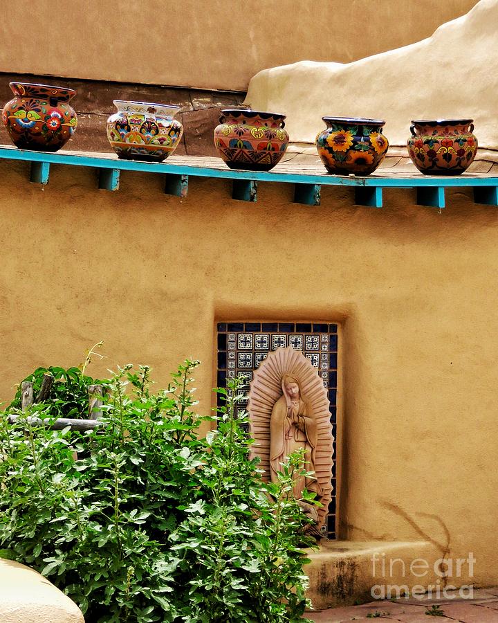 Taos pottery Photograph by Diana Rajala