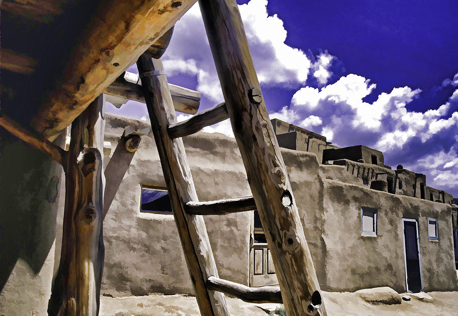 Taos Pueblo Photograph by Dennis Cox