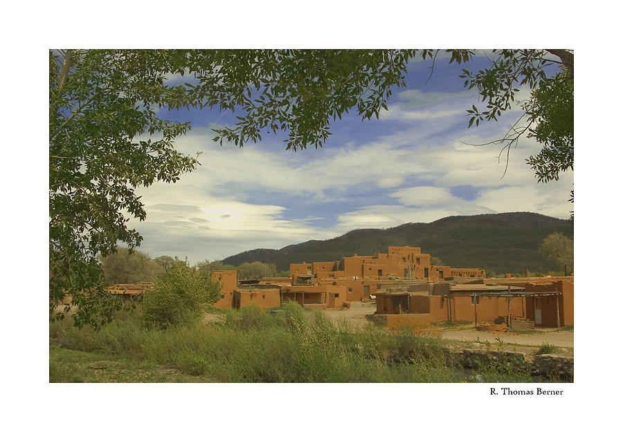 Taos Pueblo Photograph by R Thomas Berner