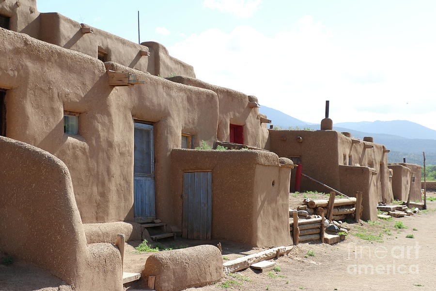 Taos Pueblo Road Photograph by Christiane Schulze Art And Photography