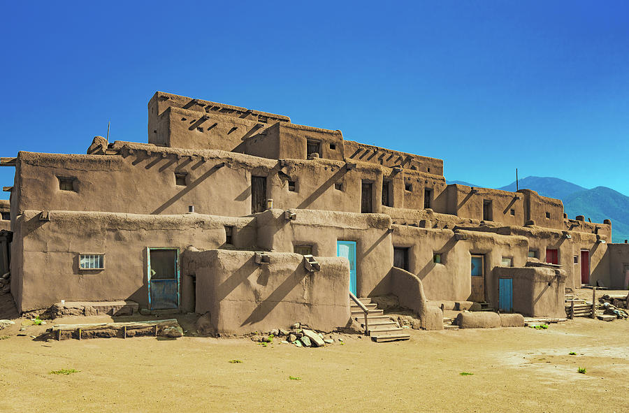 Taos Pueblo V Photograph by Steven Ainsworth