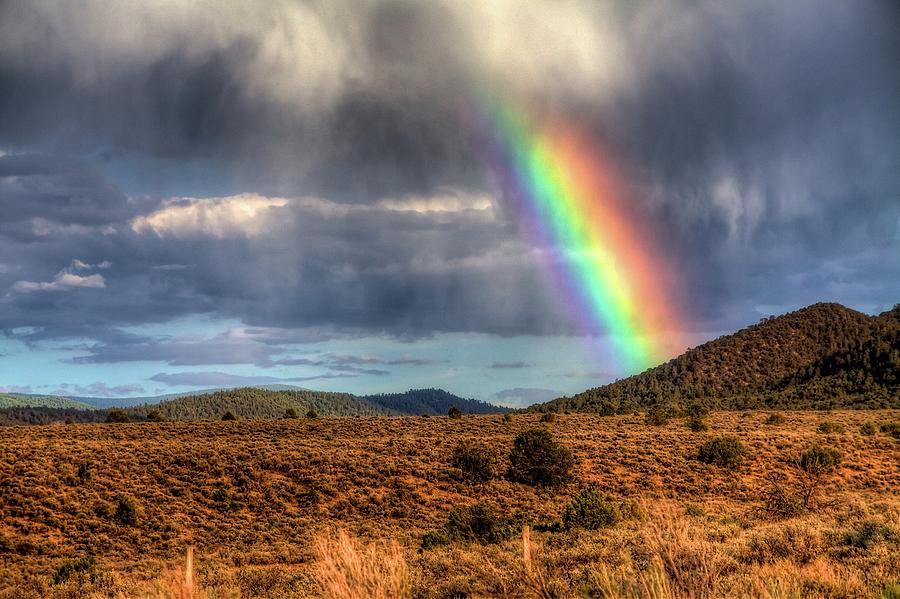 Taos Rainbow Photograph by William Wetmore