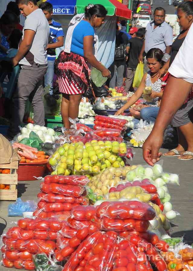 Tapachula Market 2 Photograph by Randall Weidner