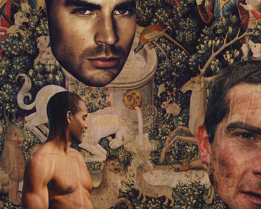 Tapestry Men Digital Art by John Vincent Palozzi