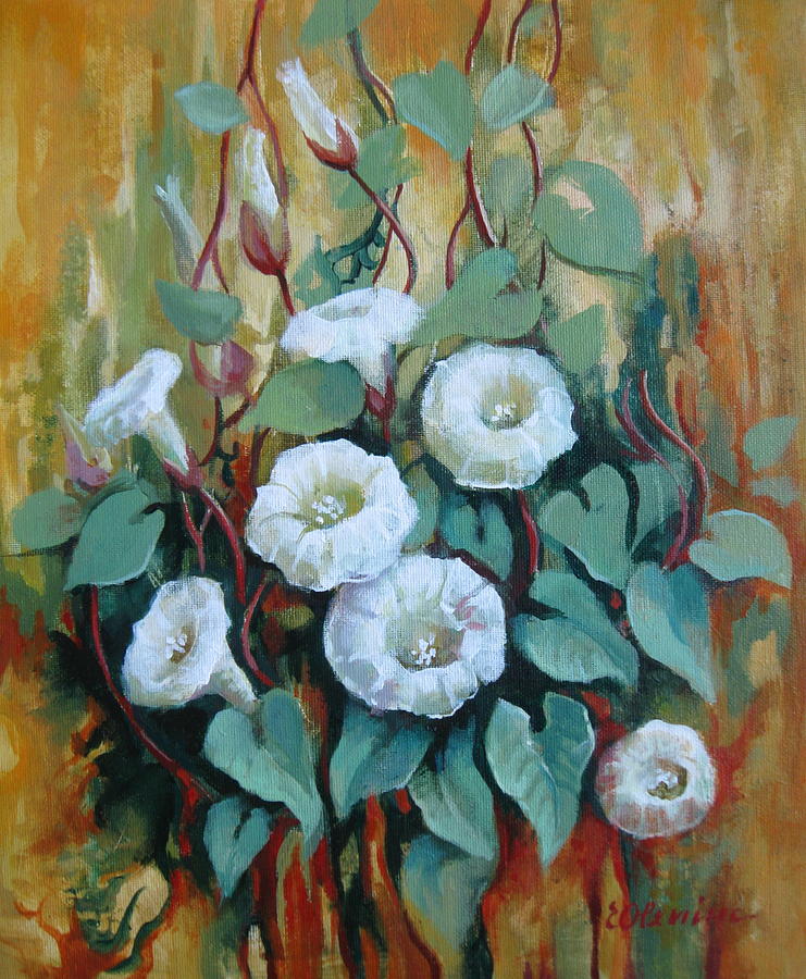 Flower Painting - Tapestry of nature by Elena Oleniuc